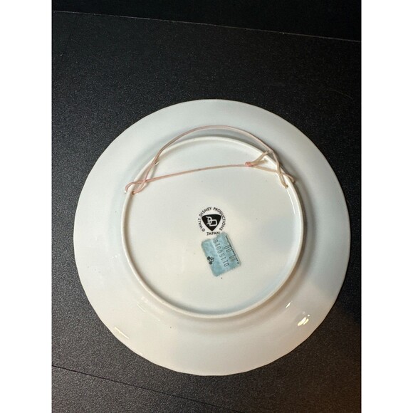 Vintage Walt Disney World 7.5" Castle Plate Japan Gold Trim - Picture 4 of 5